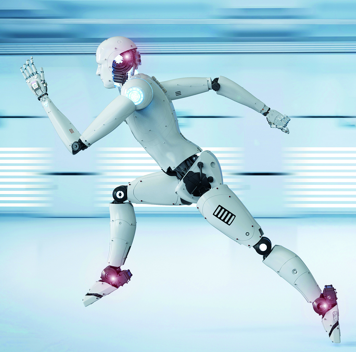 Robot v pohybe pre HR
