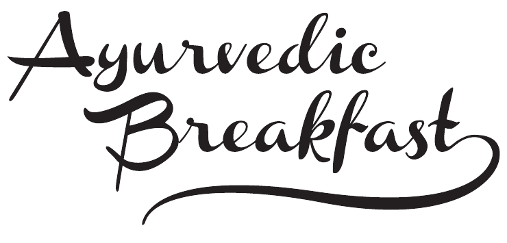 Čierne logo Ayurvedic Breakfast