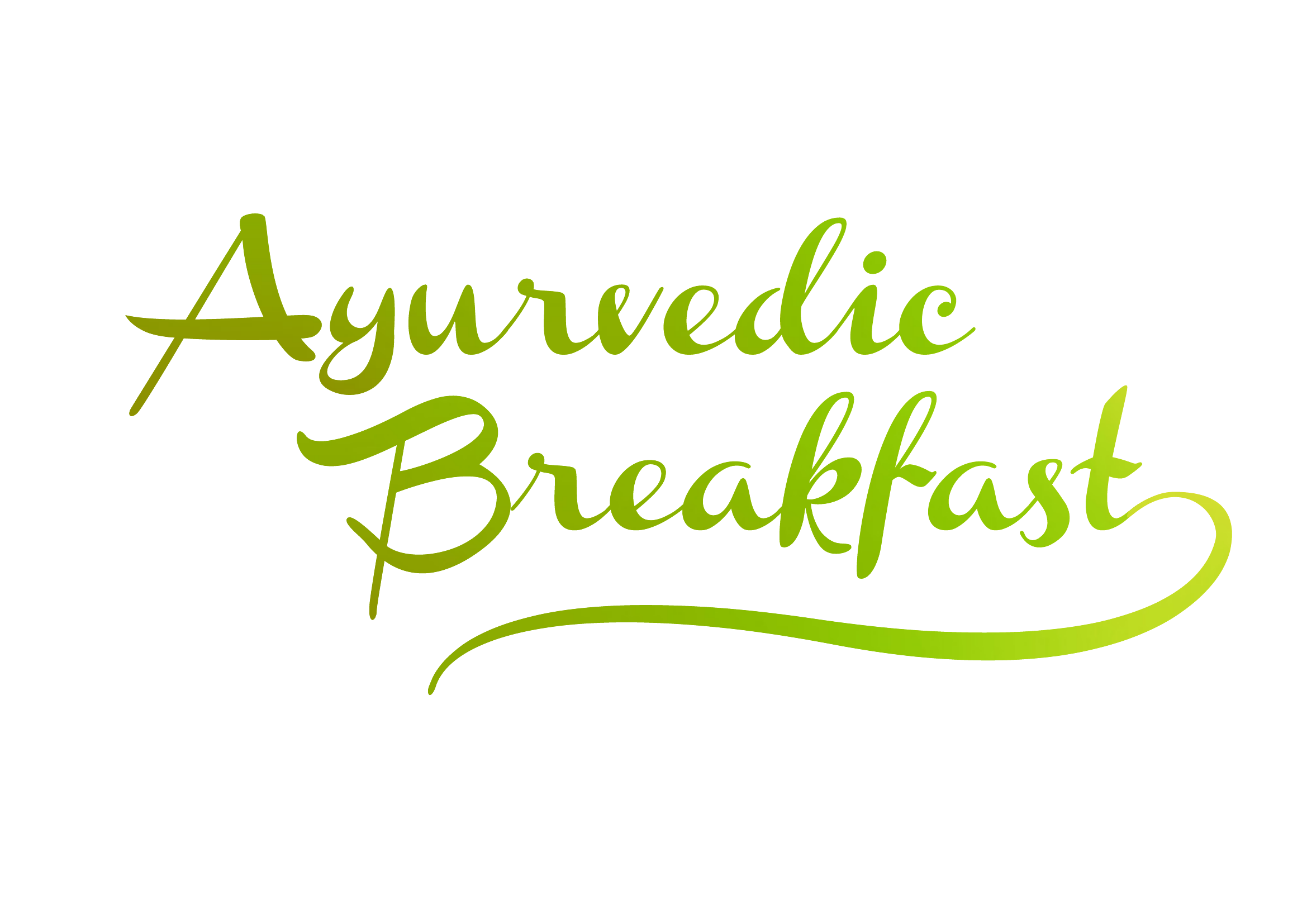 Zelené logo Ayurvedic Breakfast