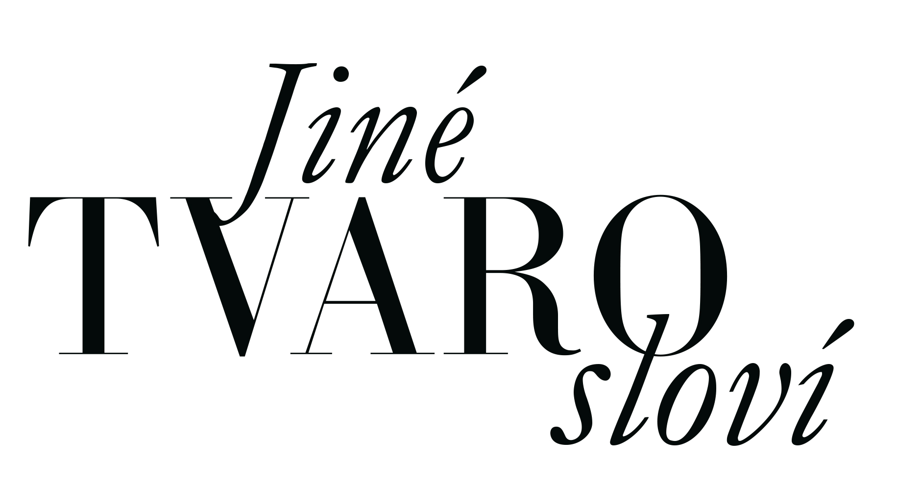Typografický motív Jiné tvarosloví