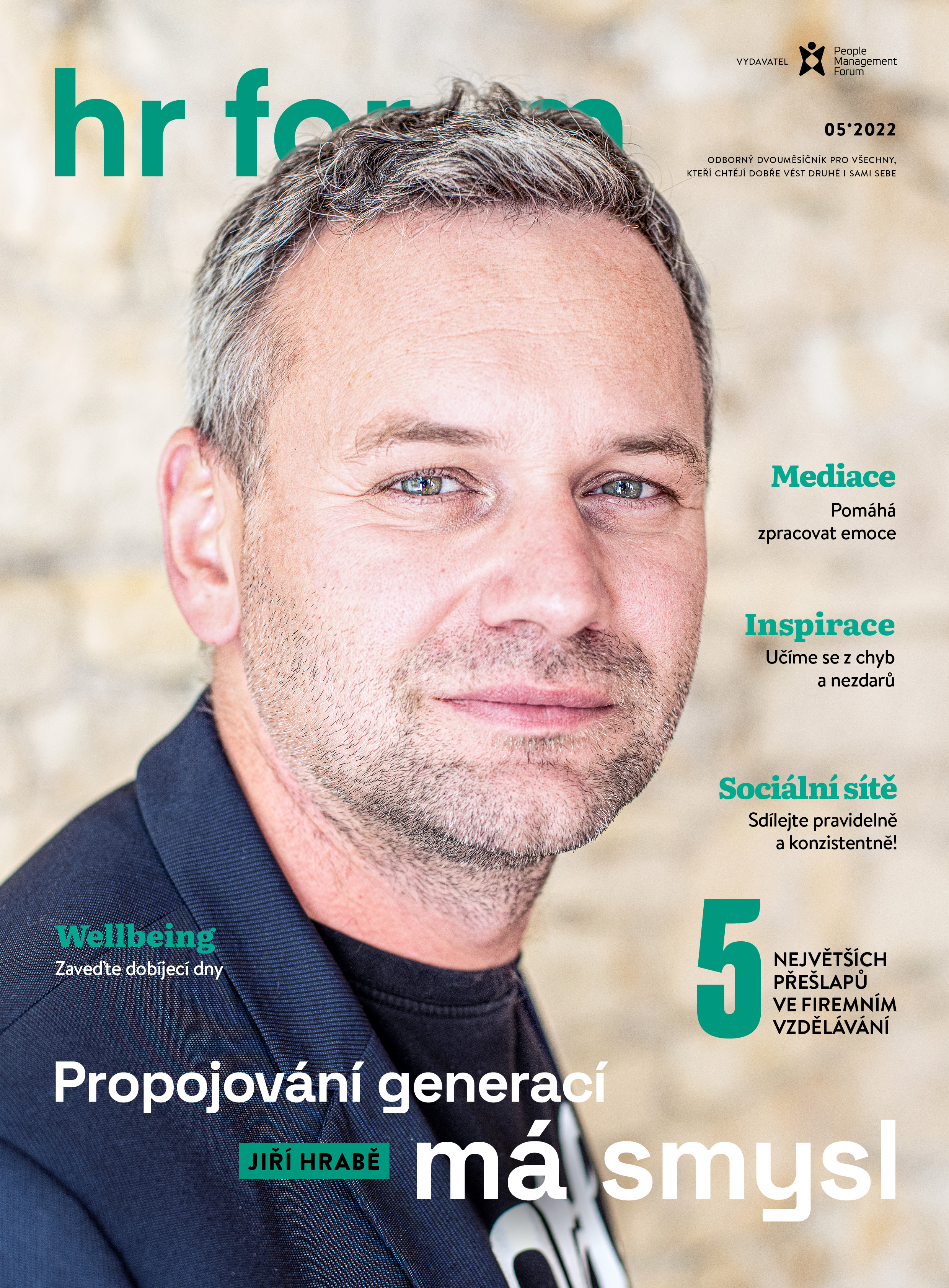 Titulná strana HR forum z mája 2022